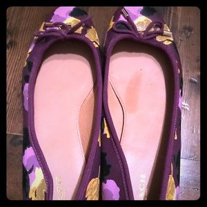 Coach ballet flats